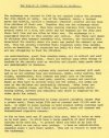 A scan of a simple, typed newsletter from 1984 on a single piece of yellow paper.